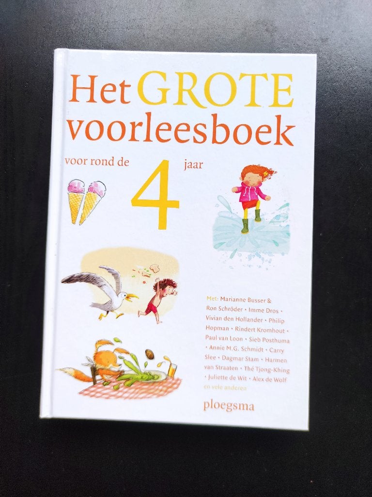 Het grote voorleesboek voor rond de 4 jaar, Fictie algemeen, Jongen of Meisje, Nieuw, Diverse auteurs
