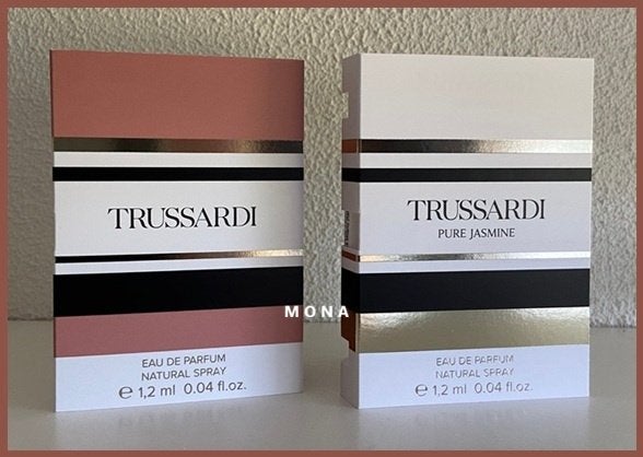 Trussardi set 2 parfum samples proefjes testers, Verzenden, Nieuw
