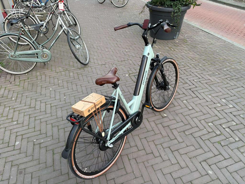 Fietshokje Hoofddorp: Raaks Belton Mint Groen E-Bike Nieuw!!, Niet ingevuld, Nieuw, Ophalen of Verzenden, 47 tot 51 cm