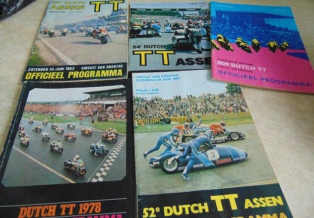 Oude TT Assen Programmaboekjes, Ophalen of Verzenden, Gebruikt