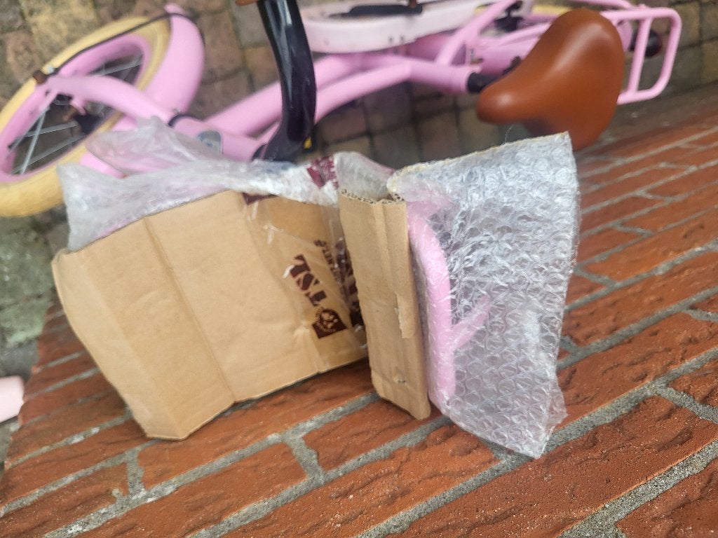 Diva kinderfiets 14 inch roze, Fietsen en Brommers, Fietsen | Meisjes, Ophalen, Terugtraprem, Gebruikt, 14 inch of minder