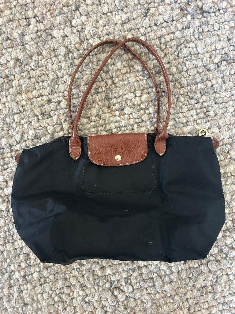 Longchamp zwarte tote bag maat L gebruikt, Sieraden, Tassen en Uiterlijk, Tassen | Damestassen, Ophalen of Verzenden, Zo goed als nieuw