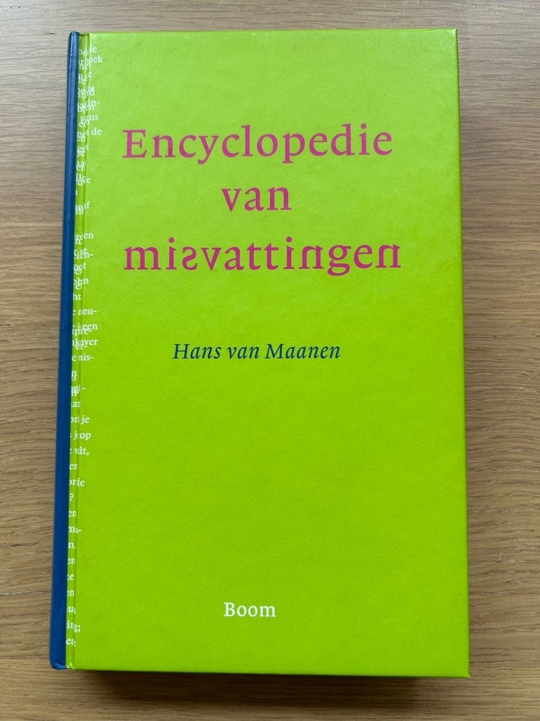 Encyclopedie van misvattingen Hans van Maanen, Verzenden, Nieuw, Overige wetenschappen