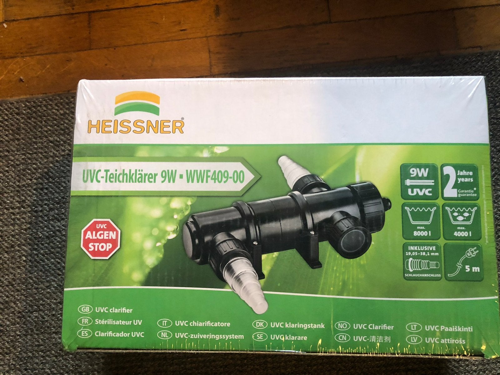 HEISSNER Smartline UV-C vijverreiniger UV WWF409-00 9 Watt., Ophalen, Zo goed als nieuw, Groter dan 1:32
