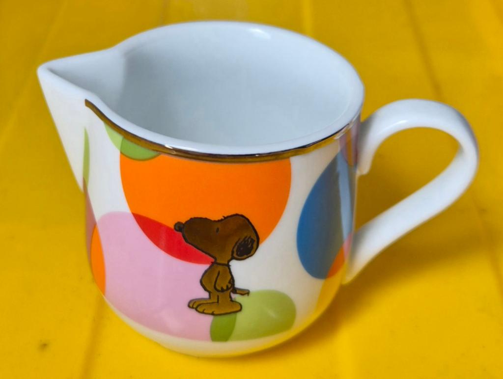 Snoopy melkkannetje, Ophalen of Verzenden, Zo goed als nieuw, Porselein