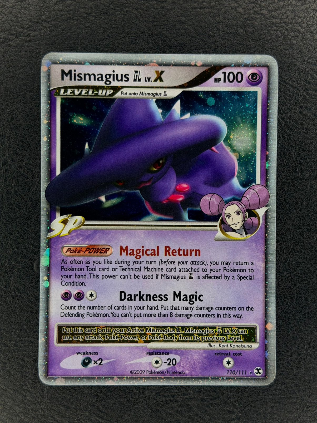 Mismagius GL Lv.X 110/111 Rising Rivals, Hobby en Vrije tijd, Verzamelkaartspellen | Pokémon, Ophalen of Verzenden, Gebruikt, Losse kaart