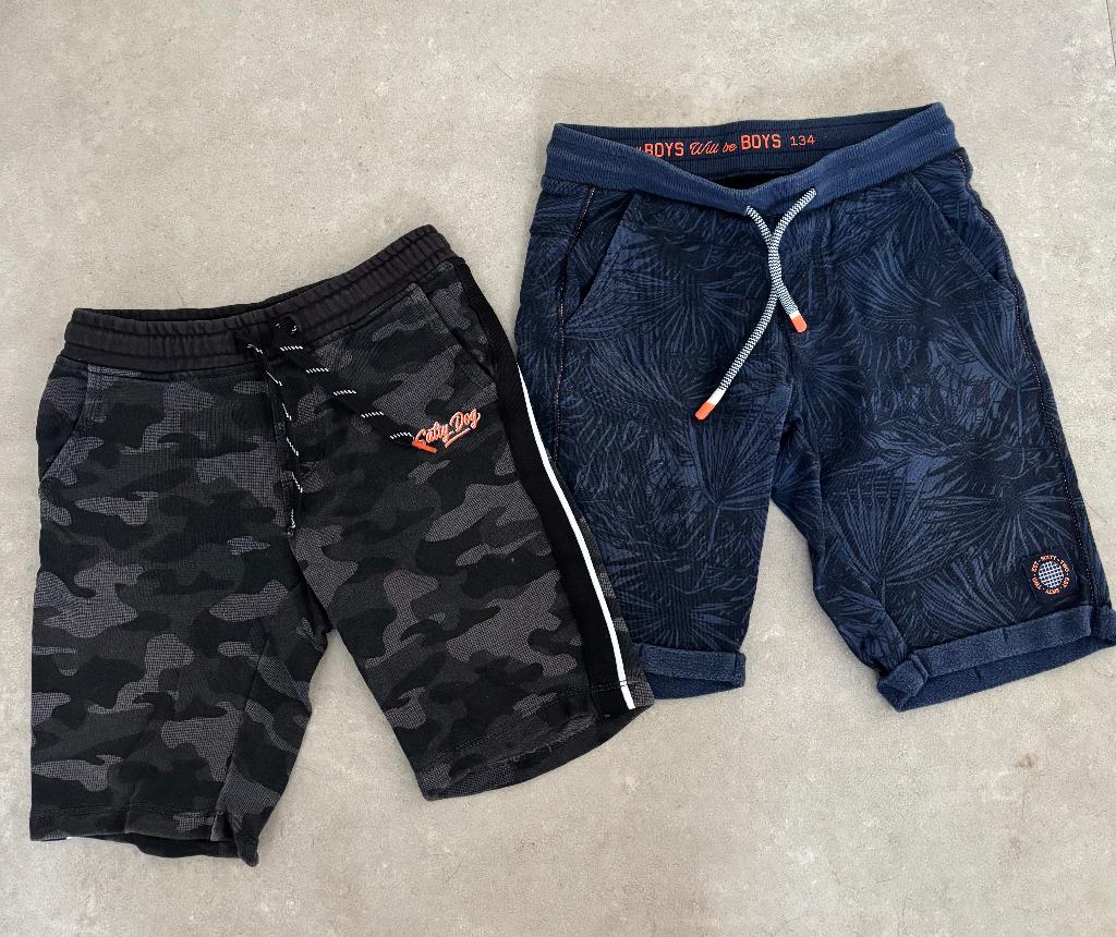 Korte broek maat 134 salty dog en we fashion, Broek, Gebruikt, Ophalen of Verzenden, We Fashion