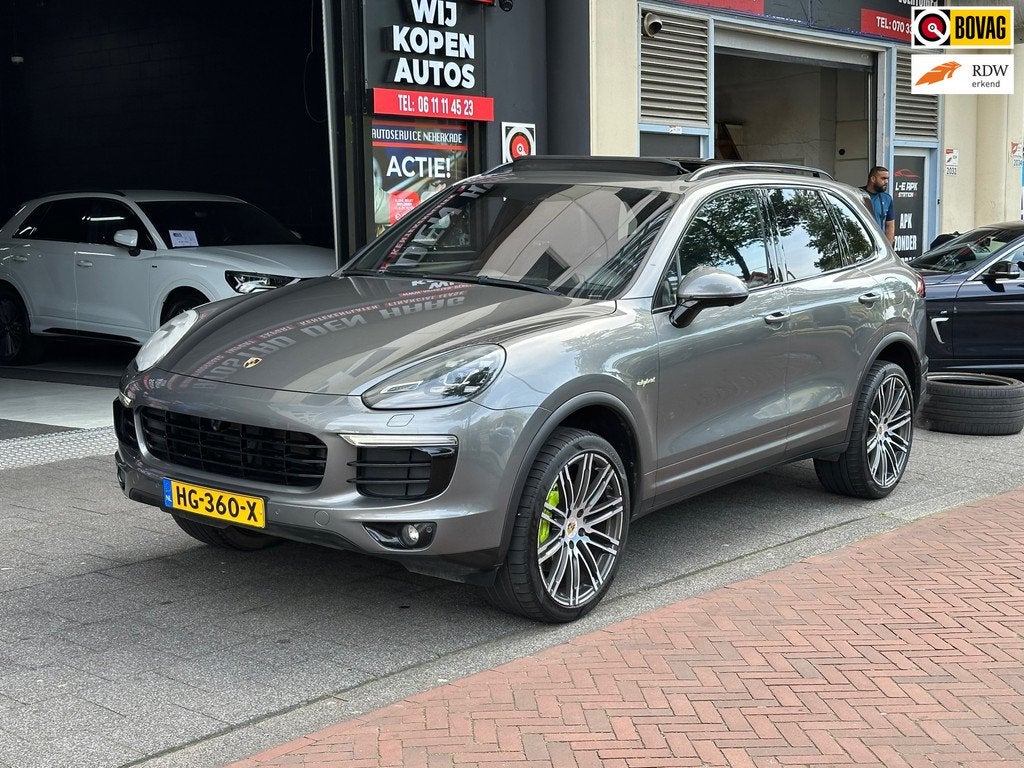 Porsche Cayenne 3.0 S E-Hybrid Aut Leer Navi Camera Pano, Auto's, Porsche, Automaat, Cayenne, Euro 6, 2995 cc