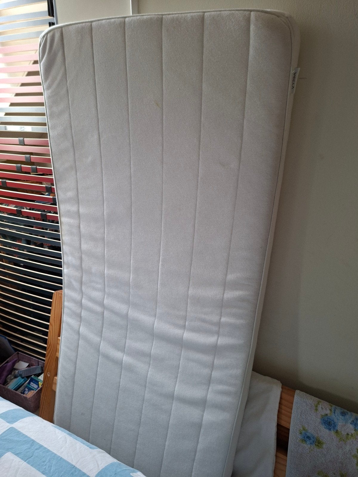 Gratis  matras ledikant, lattenbodems, piano, Huis en Inrichting, Ophalen, Gebruikt, 25 tot 50 cm, 50 tot 100 cm