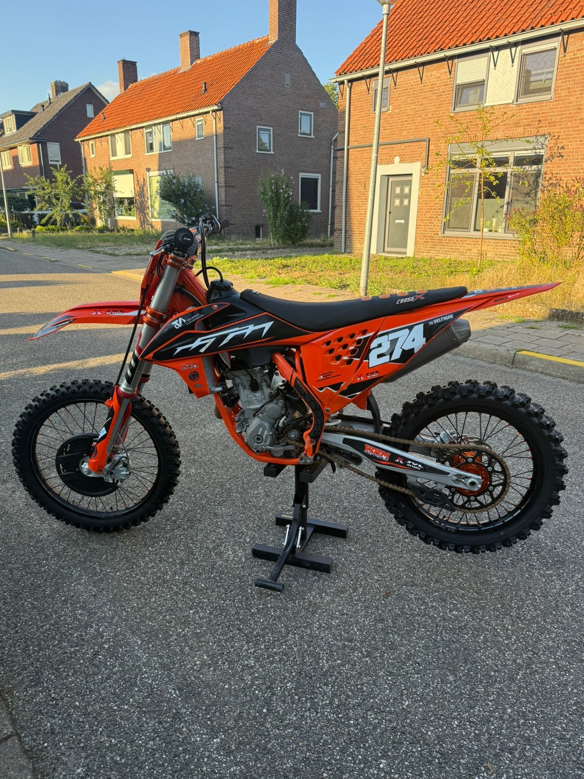 KTM 250 SX-F troy lee design 2021, 250 cc, Gebruikt, 5 versnellingen, Ophalen