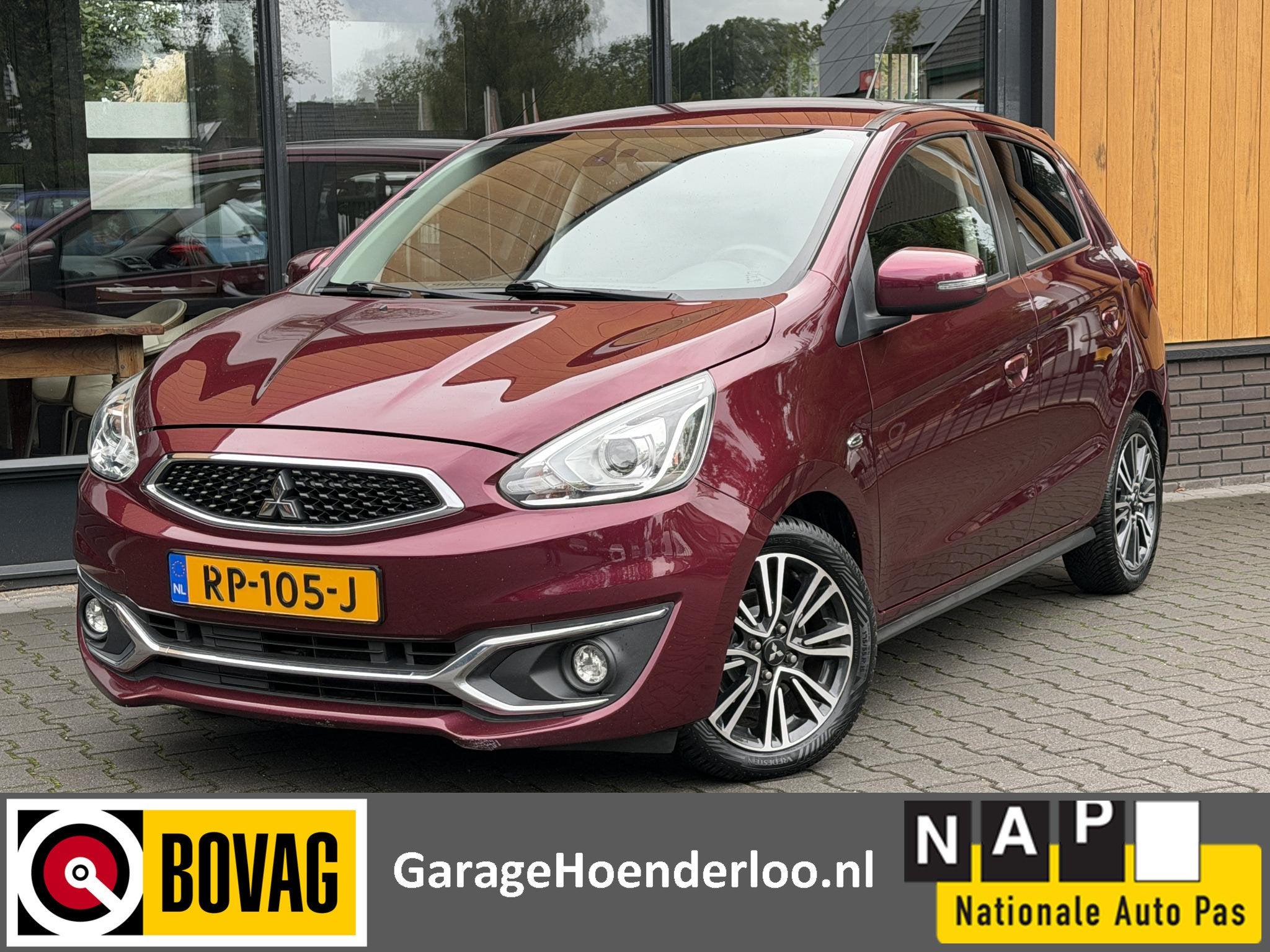 Mitsubishi Space Star 1.2 Instyle Apple Carplay, Cruise, PDC, Voorwielaandrijving, Stof, Gebruikt, Met garantie (alle)