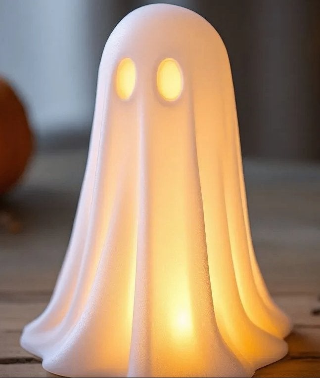 Spook LED Theelichthouder | Halloween Decoratie, Ophalen of Verzenden, Nieuw, Overige typen, Halloween of Griezel