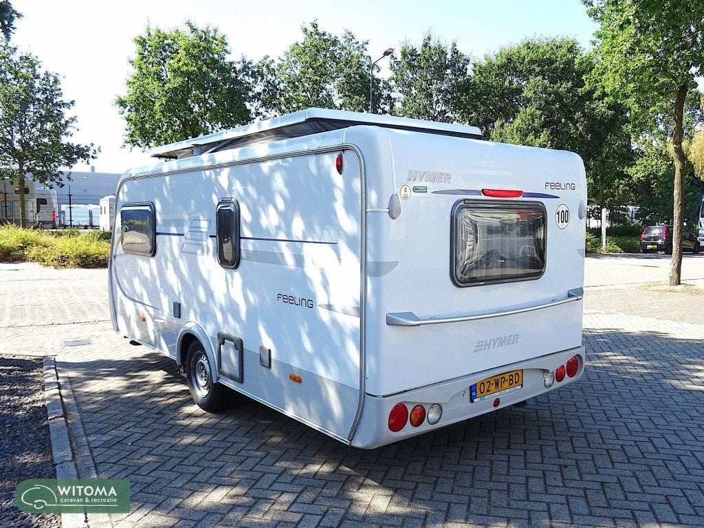 Eriba Feeling 425 mover -unico luifel, Caravans en Kamperen, Schokbreker, Standaardzit, Bedrijf, 750 - 1000 kg