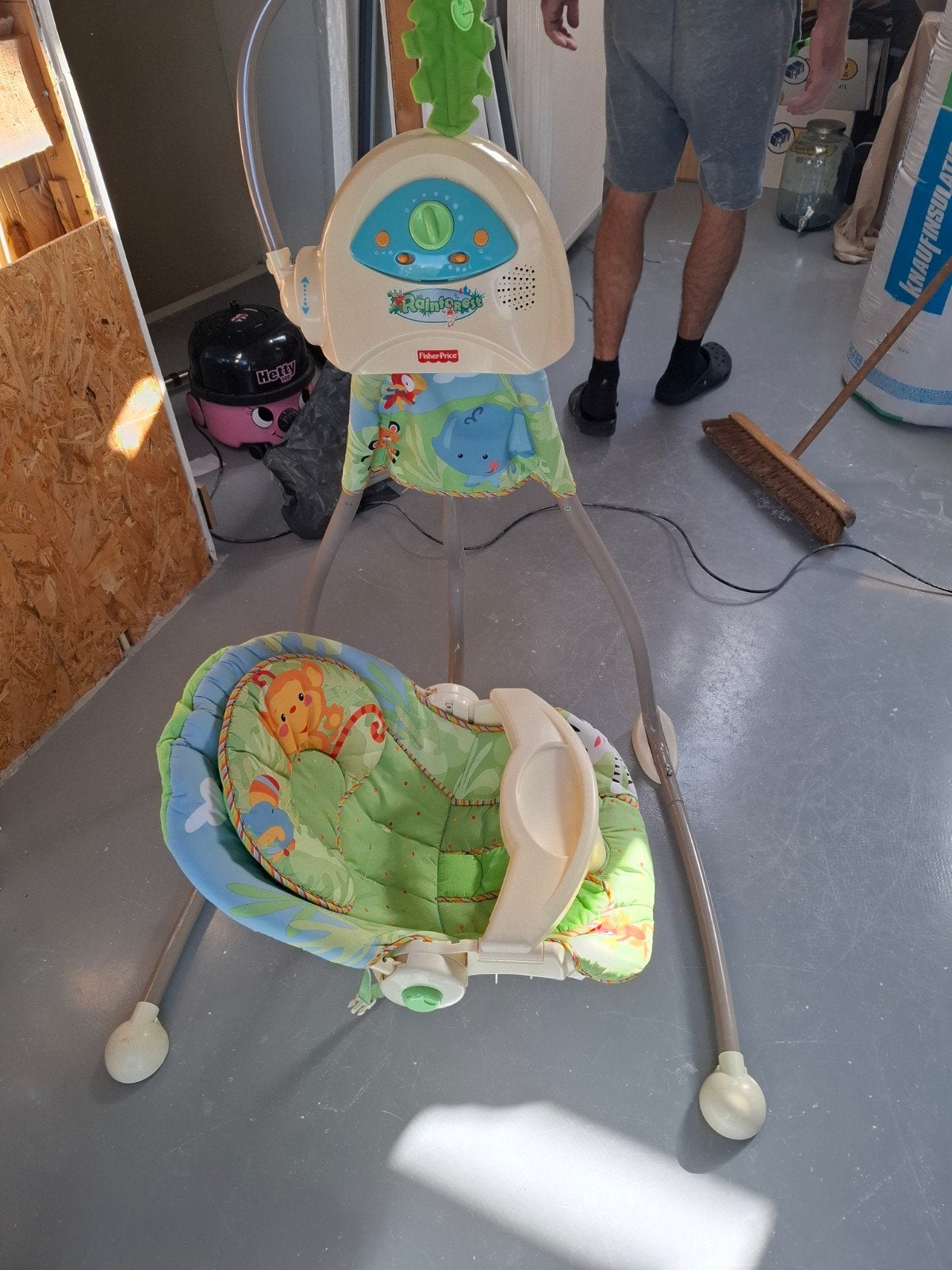 Fisher-Price Rainforest Jumperoo Baby Schommelstoel, Ophalen of Verzenden, Gebruikt