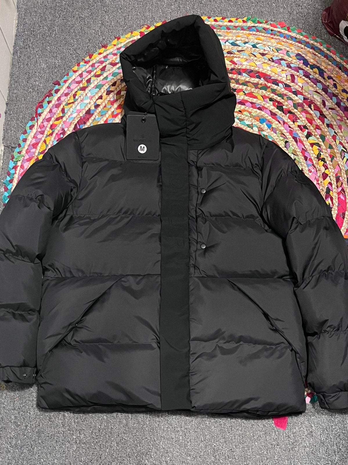 Moncler Mandeira winterjas | maat M & XL | OP=OP!, Ophalen of Verzenden, Zo goed als nieuw, Overige maten, Zwart