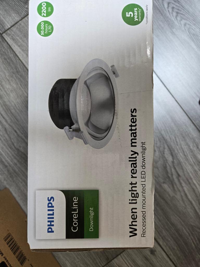 Philips down Light,  inbouwspot 216mm NIEUW, Ophalen of Verzenden, Nieuw, Plafondspot of Wandspot