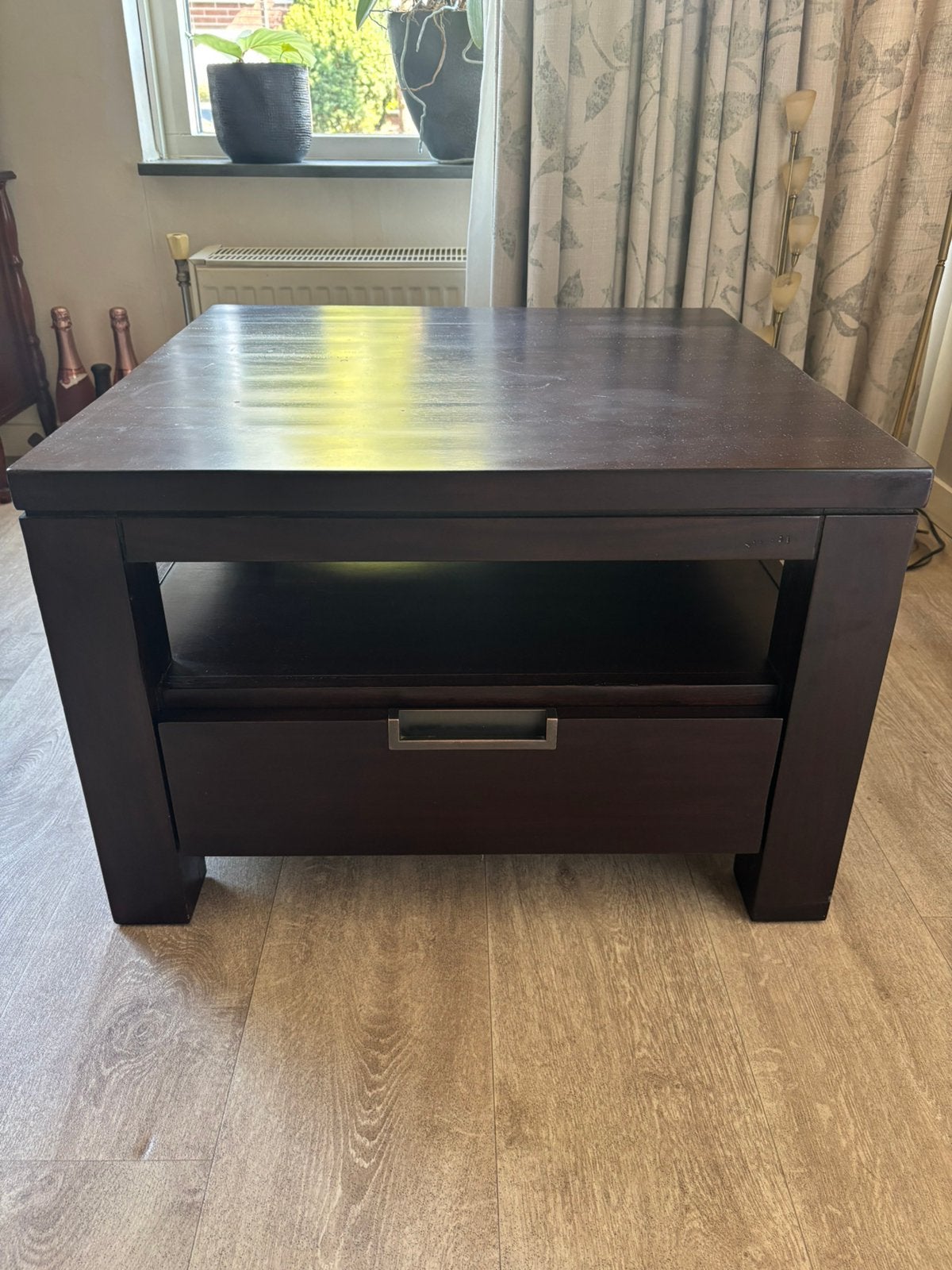 Tafel vierkant, Ophalen, Minder dan 50 cm, Gebruikt, Vierkant