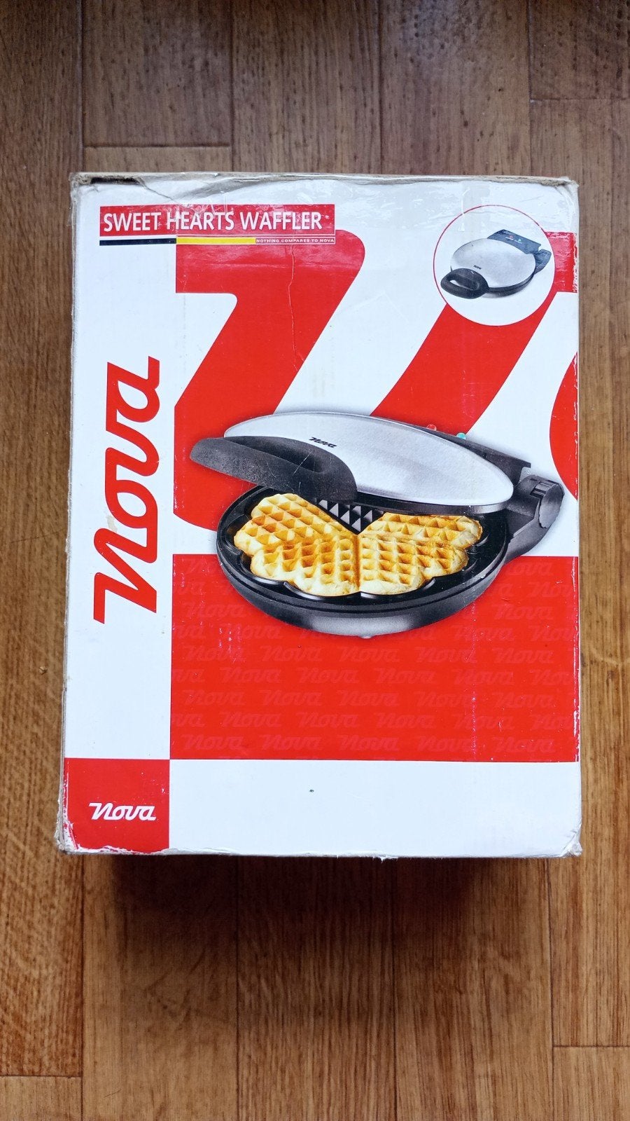 Nova Hartjes Wafelijzer - 1000W z.g.a.n., Ophalen, Zo goed als nieuw