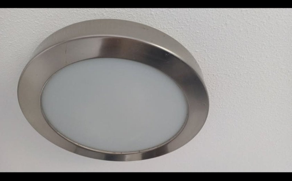 2 plafondlampen, Huis en Inrichting, Ophalen, Gebruikt, Glas, Plafondlamp
