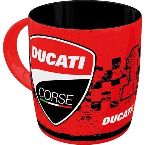 Ducati Corse rood mok koffie beker reclame koffiemok, Ophalen of Verzenden, Nieuw, Auto's