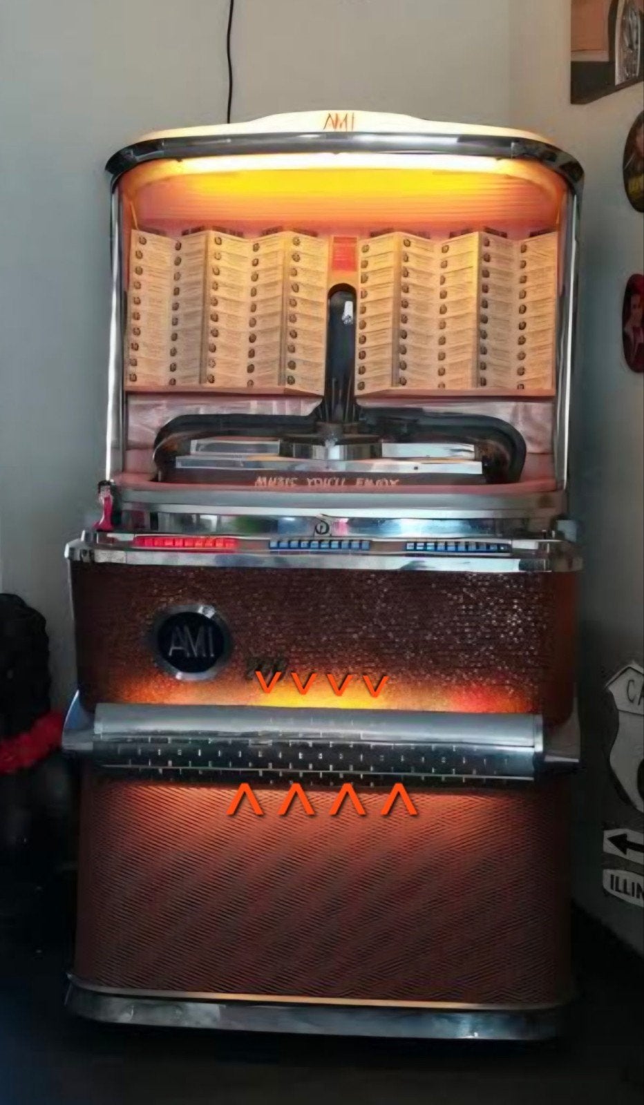 bumper plaat ami, Ophalen of Verzenden, 1950 tot 1960, Ami