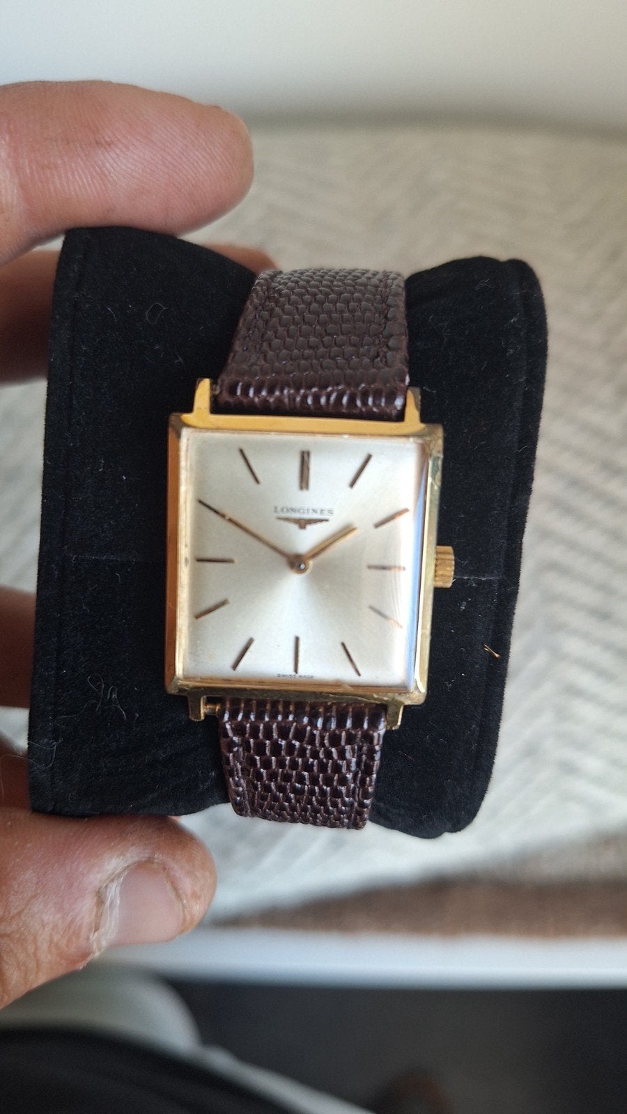 Vintage Longines Tank Model Polshorloge, Sieraden, Tassen en Uiterlijk, Horloges | Antiek, Overige materialen, Polshorloge, Longines