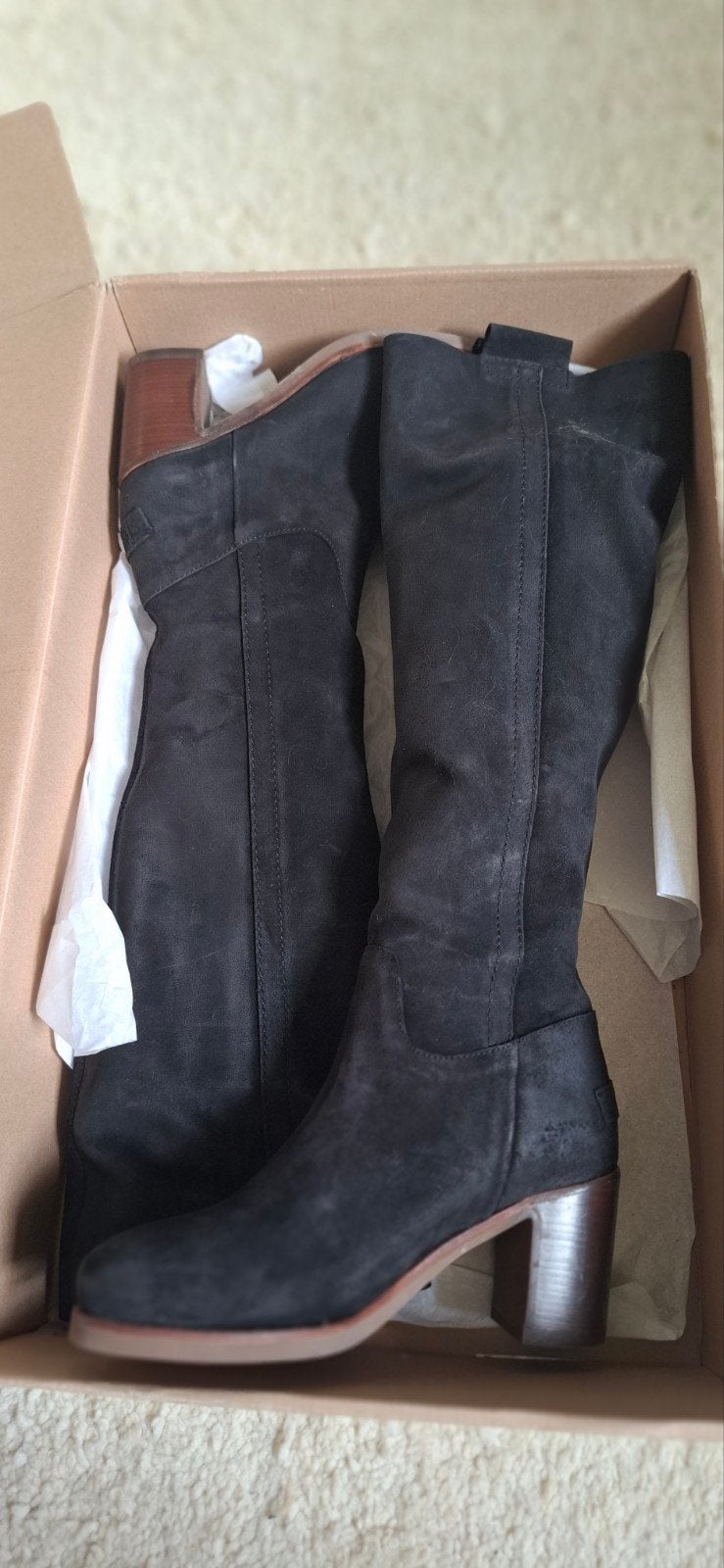 Shabbies maat 39 NIEUW, Hoge laarzen, Shabbies, Zwart, Nieuw