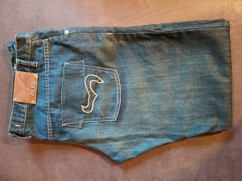 4us Cesare Paciotti jeans maat: 54 (W38)(Made in Italy), W36 - W38 (confectie 52/54), Blauw, Ophalen of Verzenden, Zo goed als nieuw