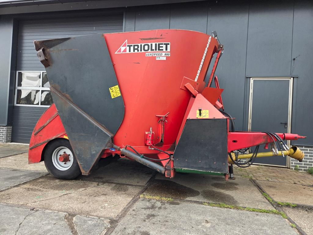 Trioliet Vertifeed 800 voermengwagen, Ophalen, Veehouderij, Voertechniek
