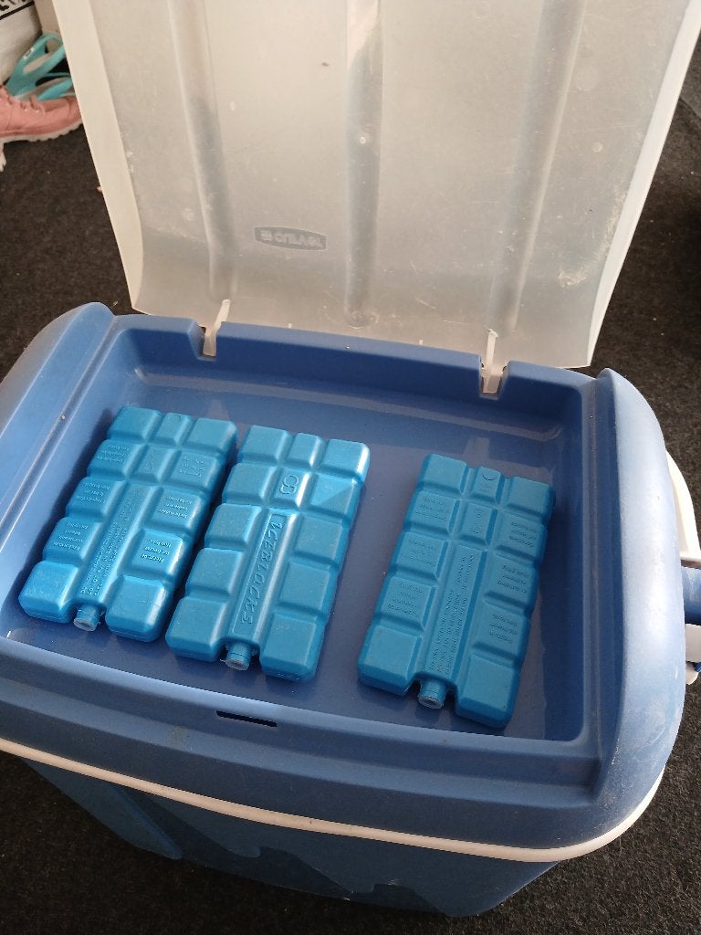 Koelbox XL, Ophalen, Gebruikt, Koelbox, Koelelement