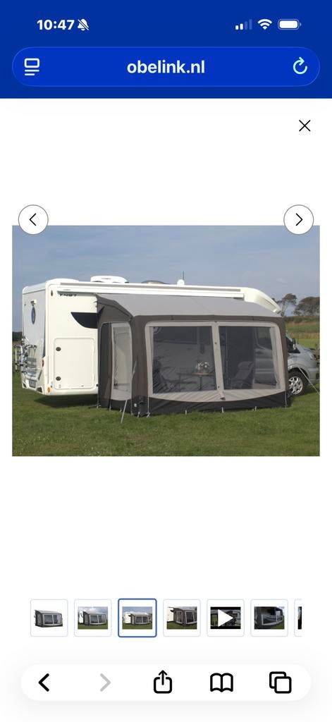Telta 330 drive away opblaasbare campervoortent, Caravans en Kamperen, Ophalen, Zo goed als nieuw