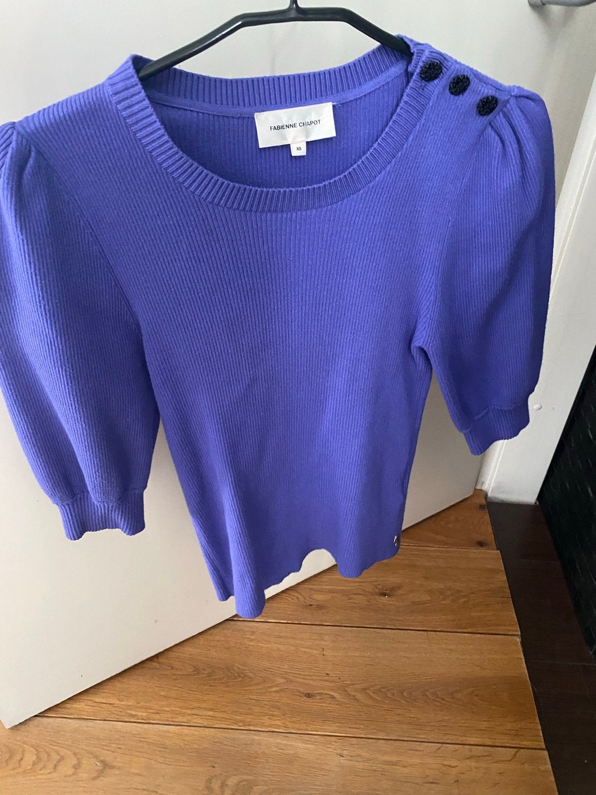 Fabienne Chapot Lillian SS Pullover - Paars maat xs, Ophalen, Zo goed als nieuw, Maat 34 (XS) of kleiner, Paars