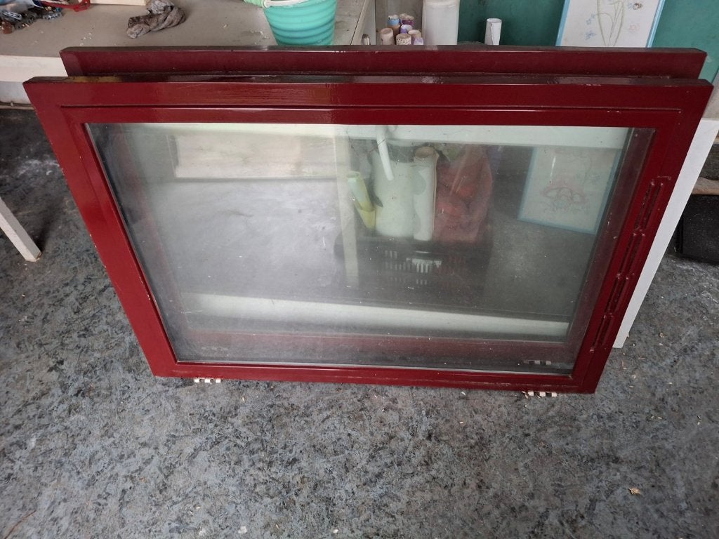 Raam, dubbelglas, Doe-het-zelf en Verbouw, Gevelraam of Ruit, Gebruikt, Minder dan 80 cm, Minder dan 80 cm
