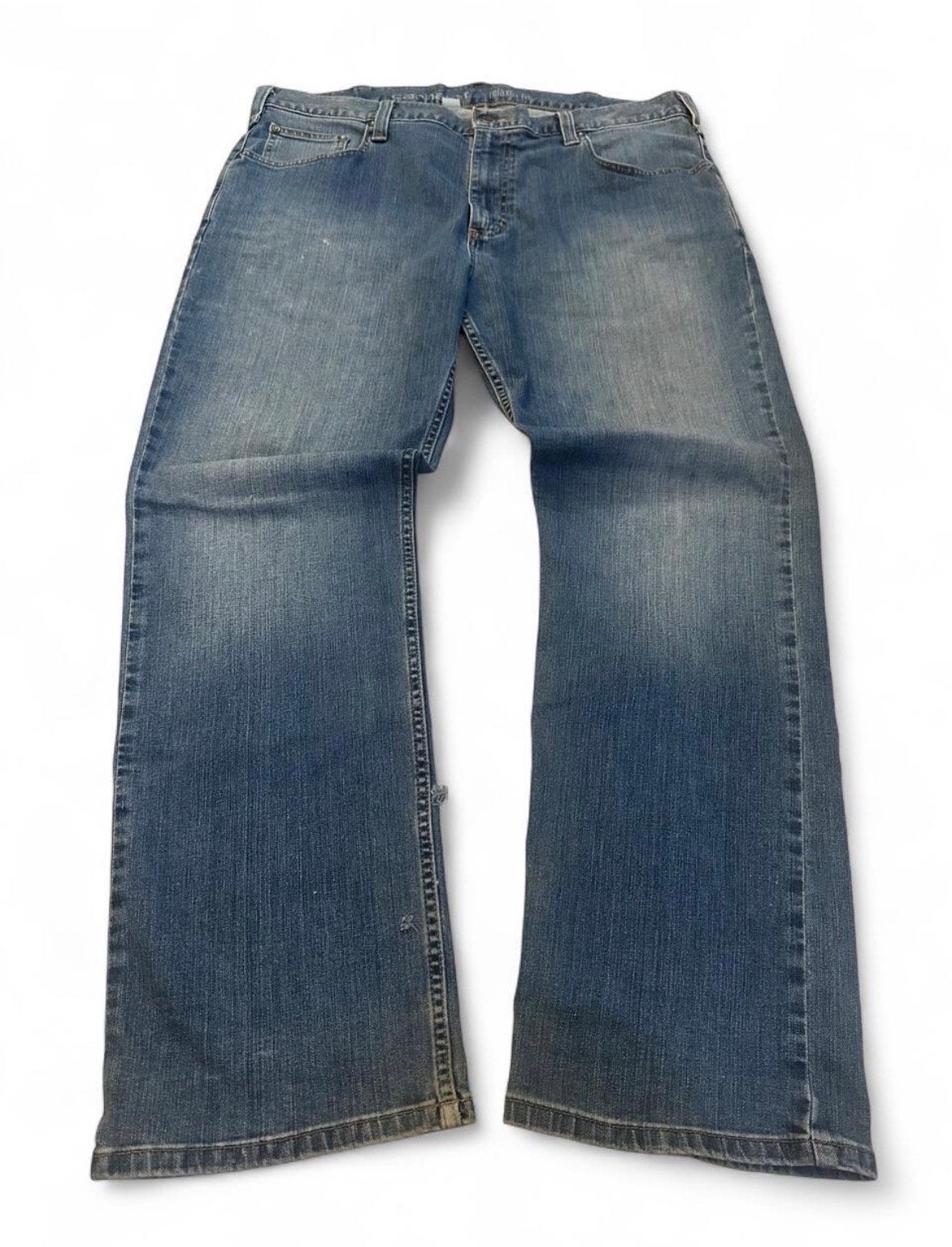 Carhartt Rugged Flex Relaxed Fit Jeans 38x30 Workwear, Ophalen of Verzenden, Gedragen, Blauw, W36 - W38 (confectie 52/54)