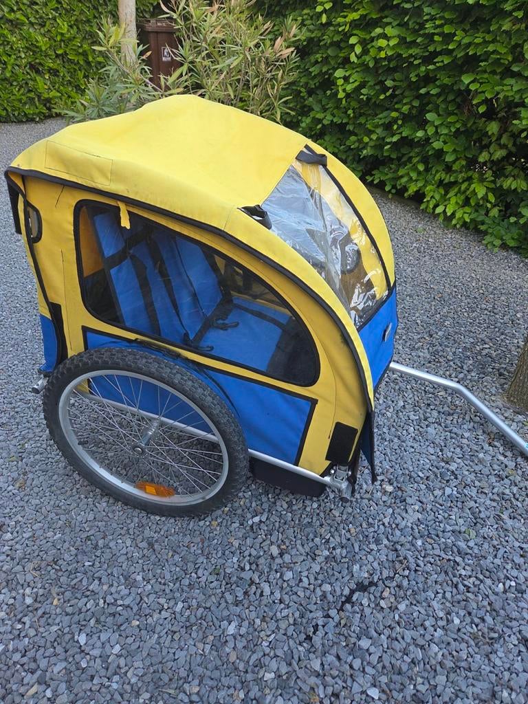 Gebruikte fietsaanhanger - Kan nog 2 jaar mee!, Fietsen en Brommers, Fietsaccessoires | Aanhangers en Karren, Ophalen of Verzenden