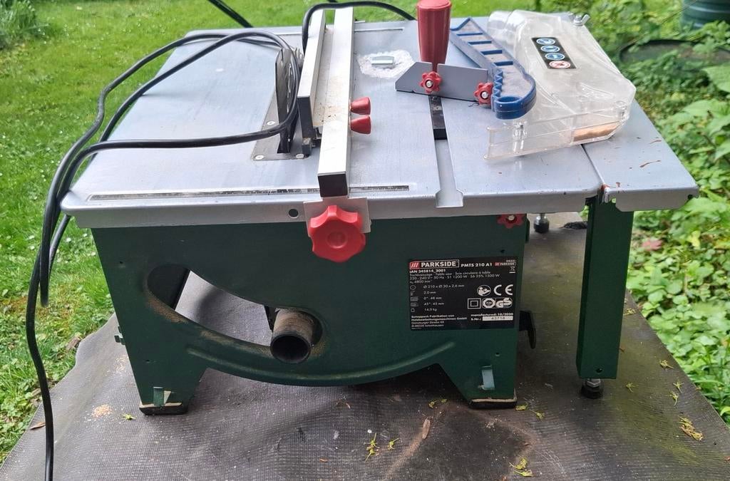 Parkside PMTS 210 A1 Tafelcirkelzaag 1500W, Ophalen, Gebruikt, Cirkelzaag, Parkside