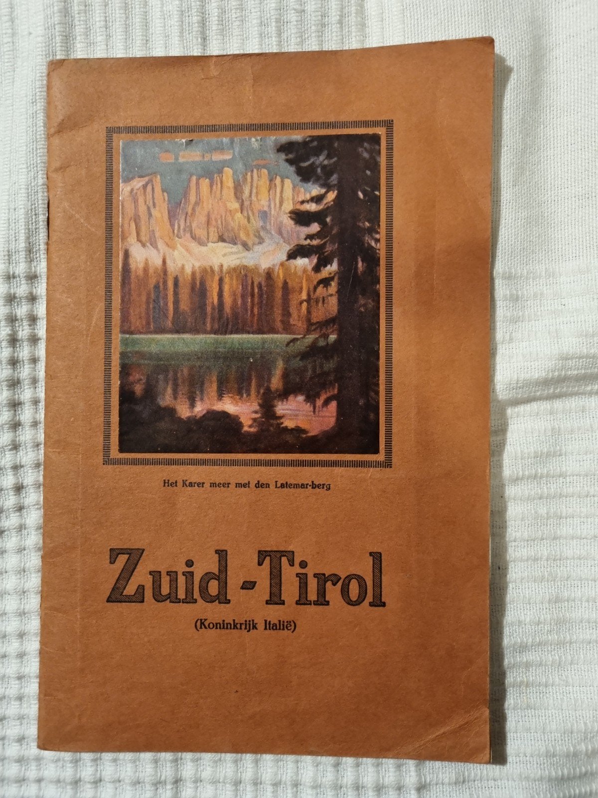 Reisgids Zuid Tirol uit 1922, Ophalen of Verzenden, Europa, Reisgids of -boek, Overige merken