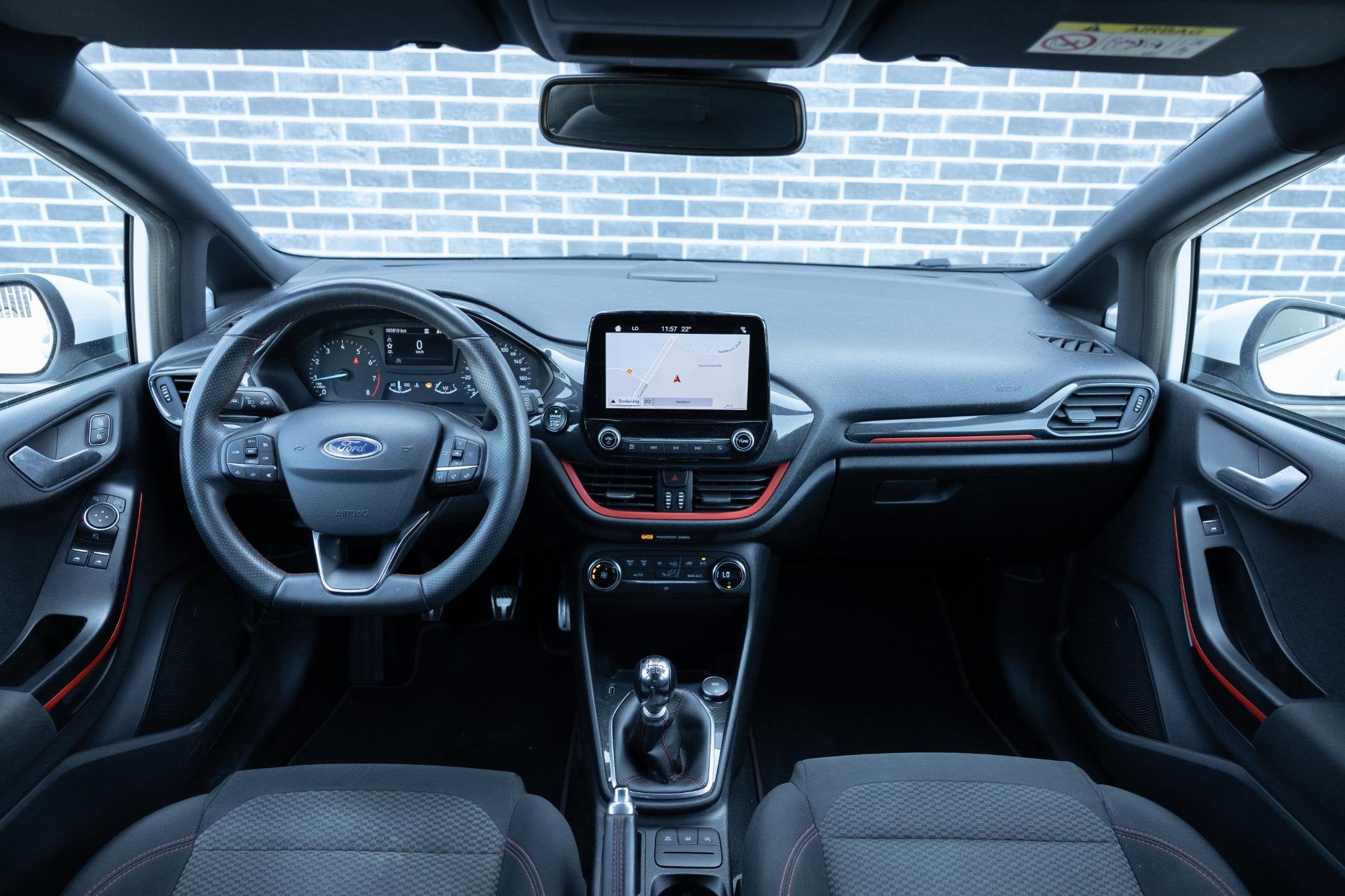 Ford Fiesta 1.0 EcoBoost 100 ST-Line | 5-Deurs | Climate Con, Gebruikt, 580 kg, 1064 kg, Origineel Nederlands