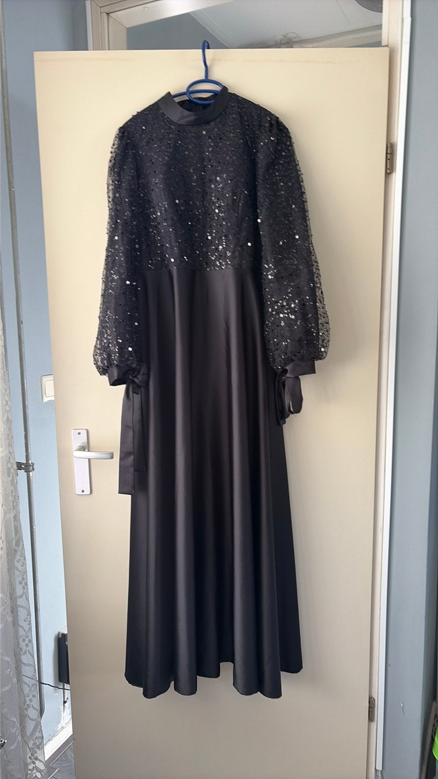 Laatste ‼️ mooie lange zwarte galajurk te koop nieuw ‼️‼️, Kleding | Dames, Gelegenheidskleding, Galajurk, Zwart, Maat 42/44 (L)