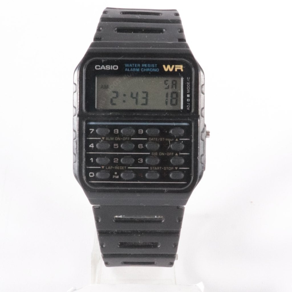 Casio CA-53W Calculator Watch - ZGAN, Casio, Zo goed als nieuw, Support@casio.com, 6-2, Hon-machi 1-chome
Shibuya-ku, Tokyo 151-8543
Japan