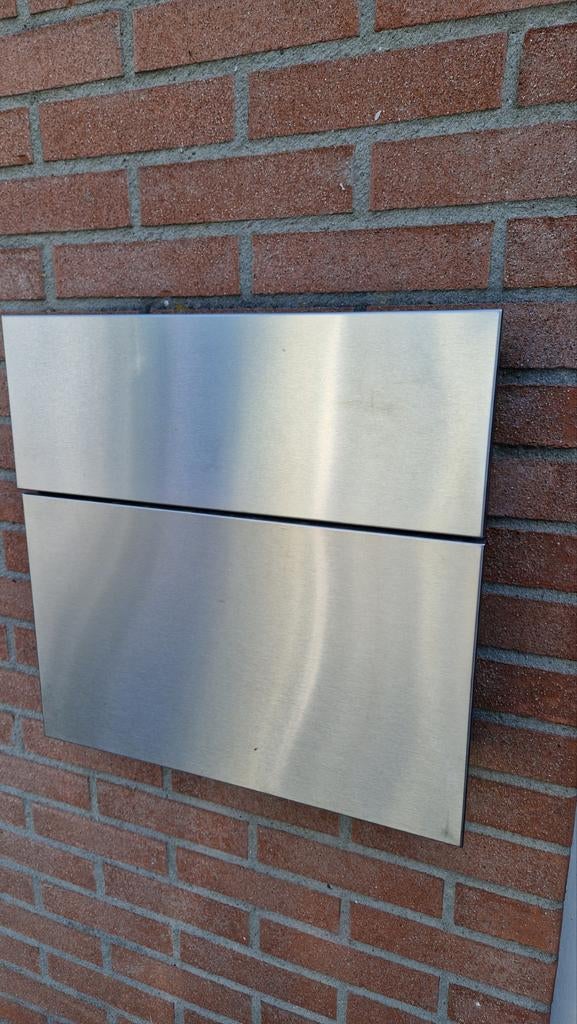 Brievenbus, Tuin en Terras, Brievenbussen, Ophalen, Gebruikt, Aluminium, Wandbrievenbus