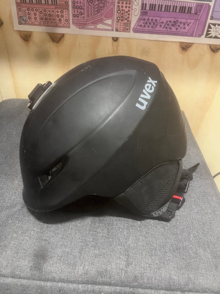 Uvex skihelm - Zwart - Gebruikt