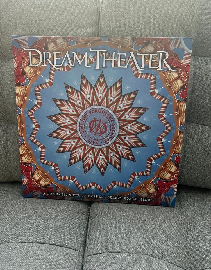 Dream theater a dramatic tour of events drie lp color, Cd's en Dvd's, Vinyl | Hardrock en Metal, Ophalen of Verzenden, Zo goed als nieuw