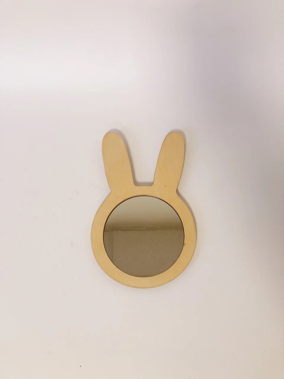 HOUTEN KONIJNEN SPIEGEL - KINDERKAMER (NIEUW), Huis en Inrichting, Minder dan 50 cm, -, -, Ophalen of Verzenden