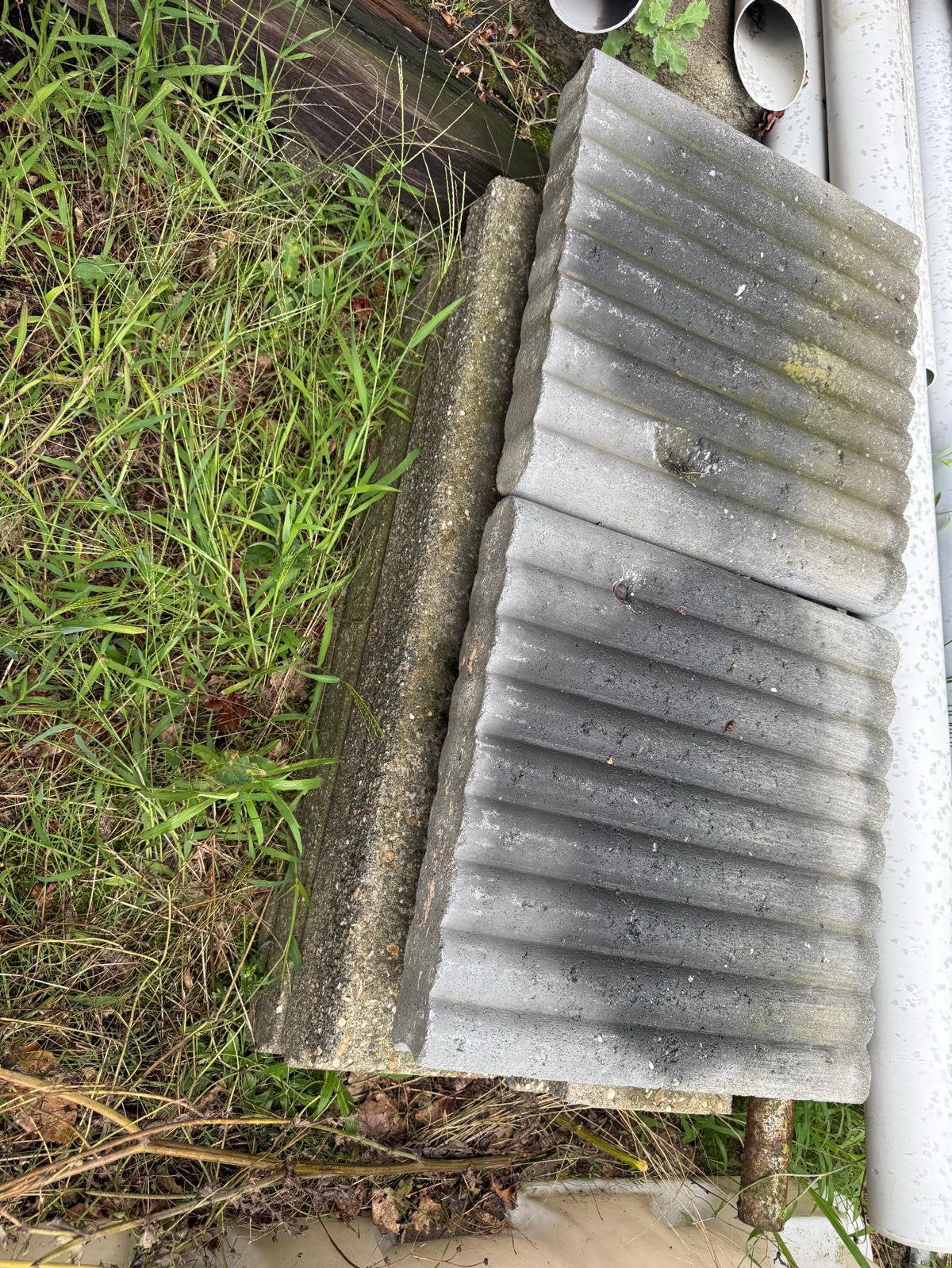 Opsluitbanden 2 stuks pallisaden, Tuin en Terras, Ophalen, Gebruikt, Beton, Overige typen