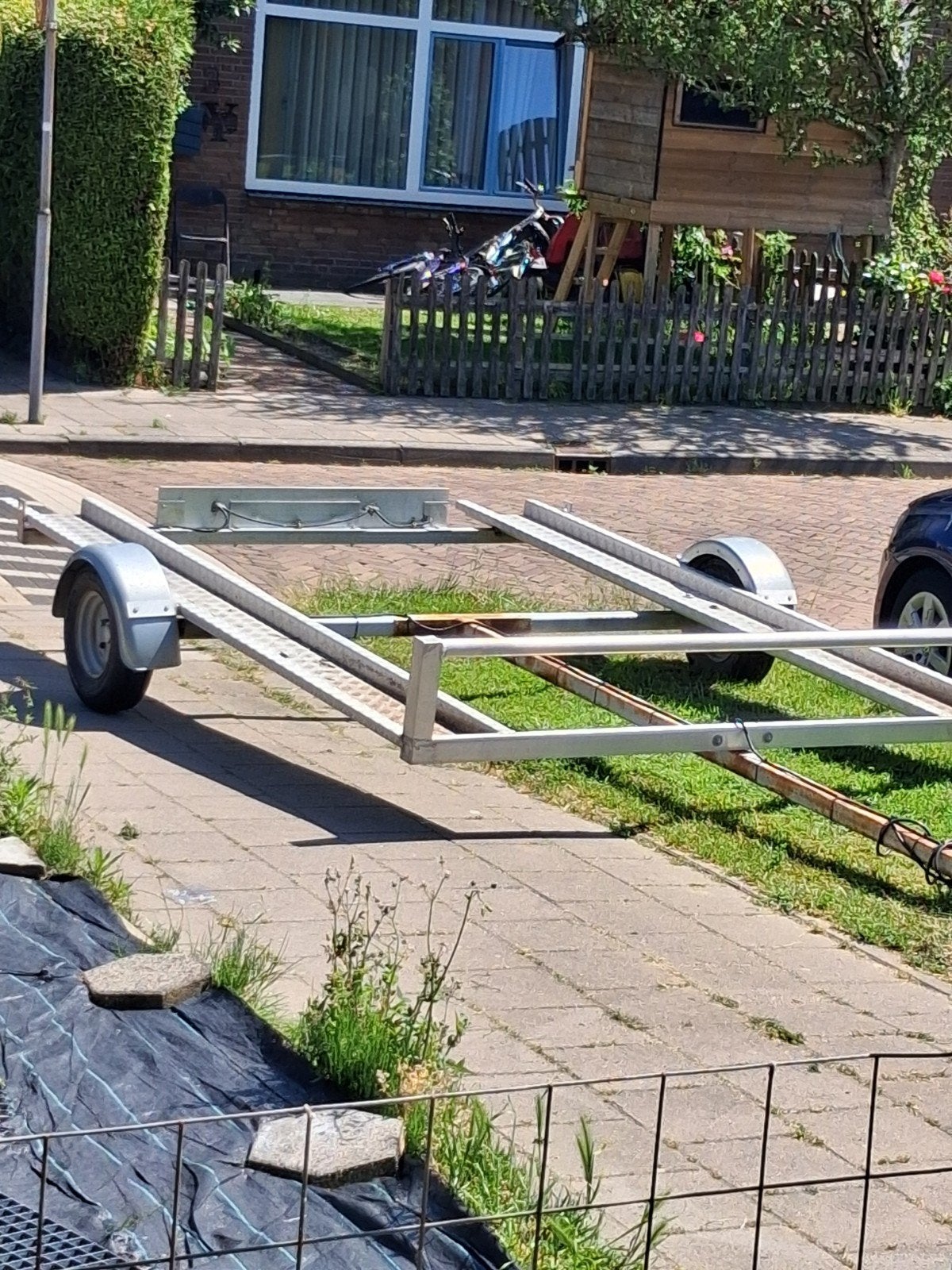 Koets aanhanger, Ophalen