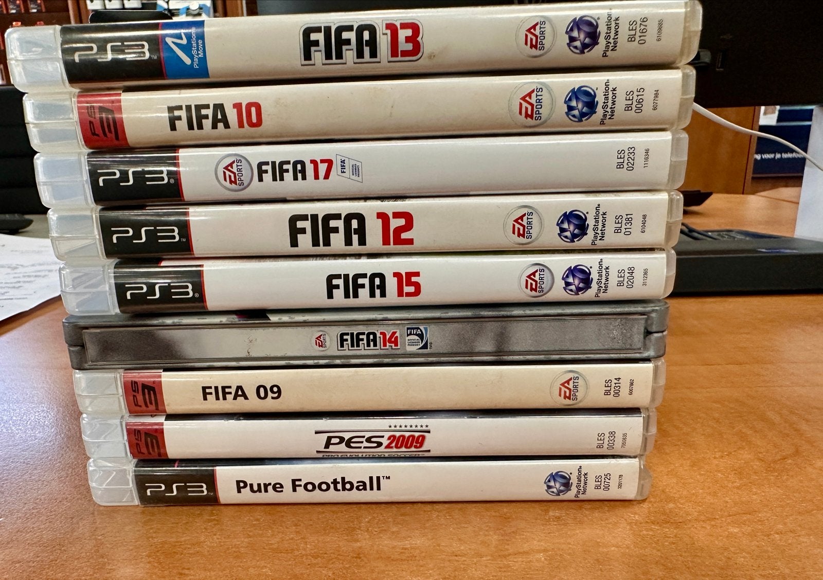 Grote collectie PS3 FIFA, PES en Pure Football games, Gebruikt, Eén computer, Ophalen of Verzenden, Sport