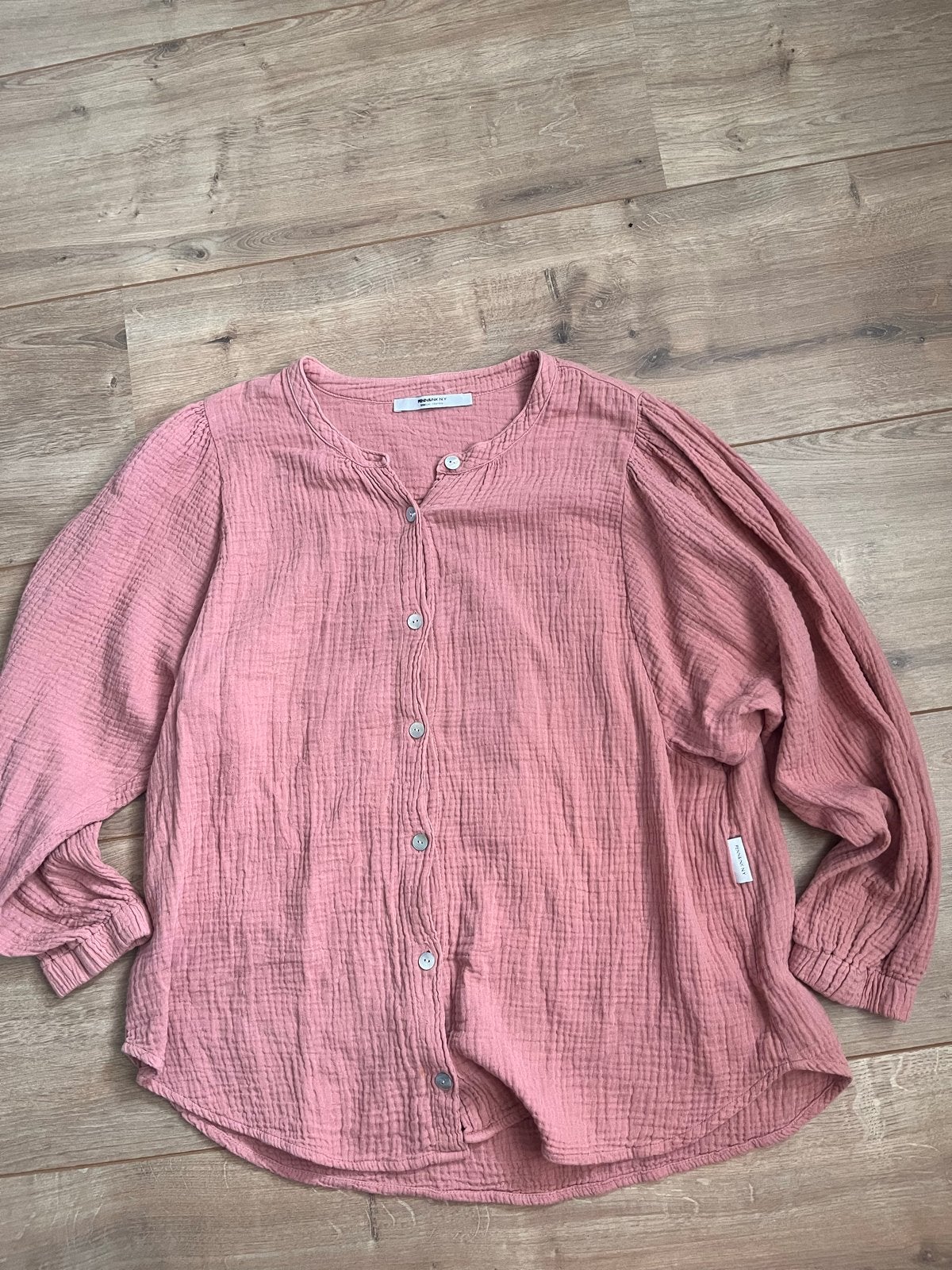 Penn&ink NY roze blouse maat S, Ophalen of Verzenden, Zo goed als nieuw, Maat 38/40 (M), Roze