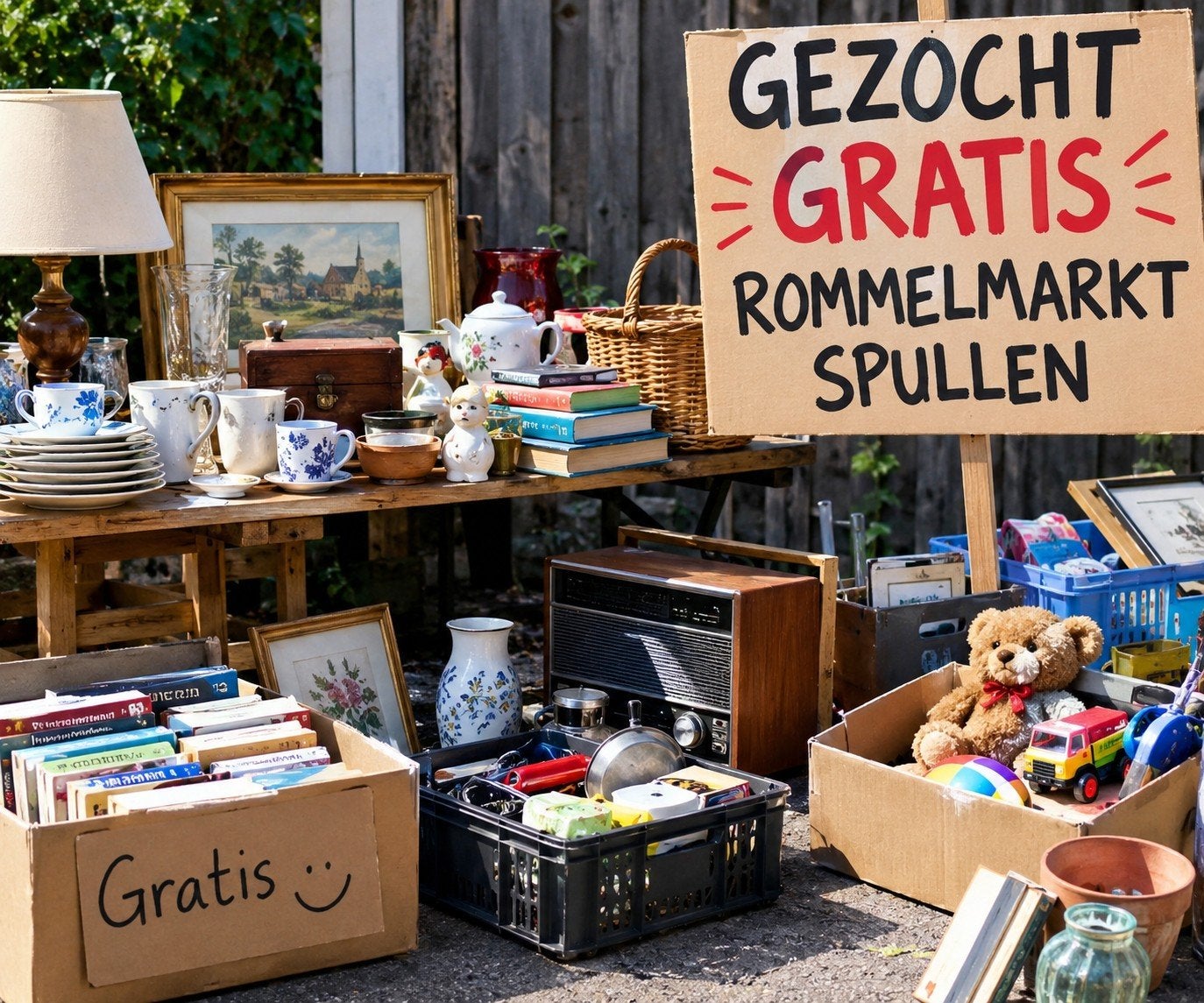 gezocht gratis rommelmarkt, Ophalen, Gebruikt