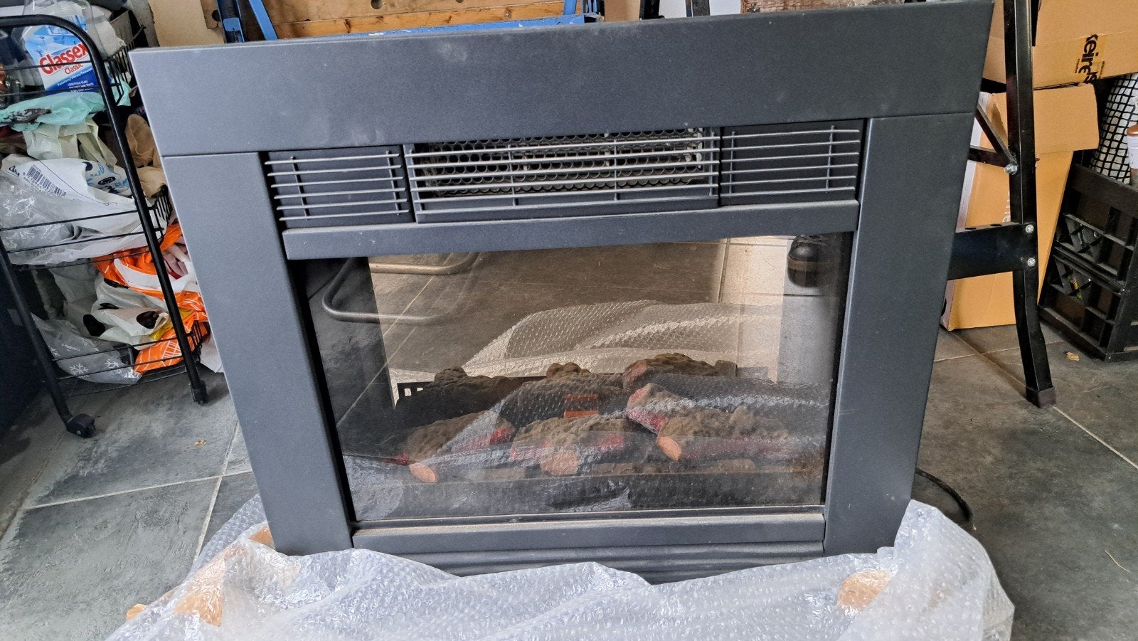 Classic Fire elektrische haard AJ55 - 1800W, Ophalen, Gebruikt, Elektrische haard